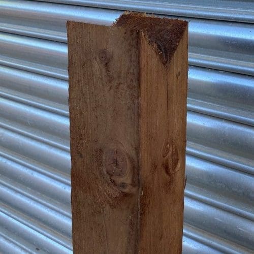 100 x 100 Timber Knee Rail Post