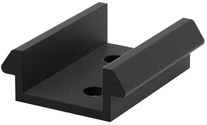 Durapost Capping Rail Clip Black