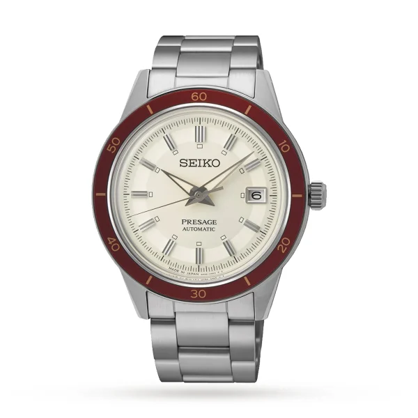 SEIKO PRESAGE SRPH93J1 Style 60s ‘Ruby’ 40.8mm Mens Watch