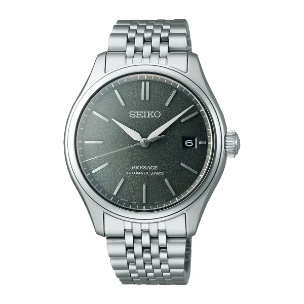 Seiko Presage SPB465J1 Classic Series 'Sensaicha' 40mm Mens Watch Grey - Green