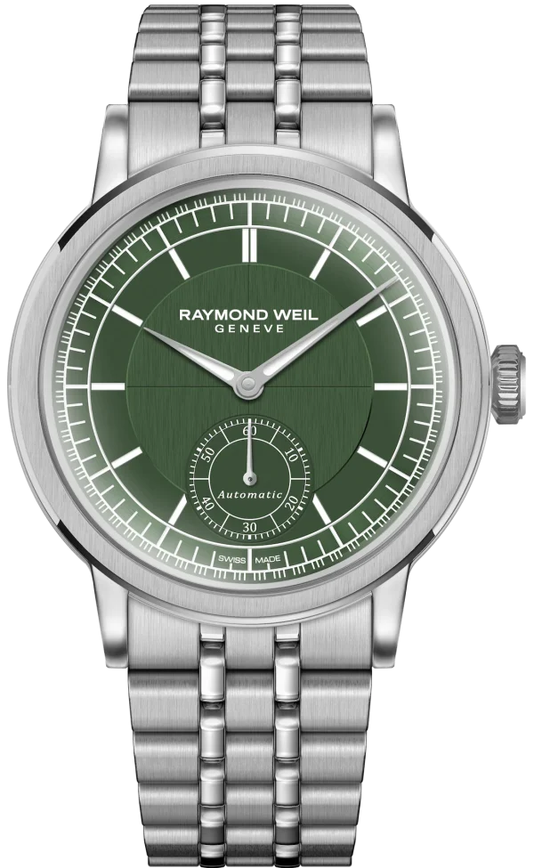 Raymond Weil Watch 2930-ST-52001 Millesime Automatic Small Mens Green