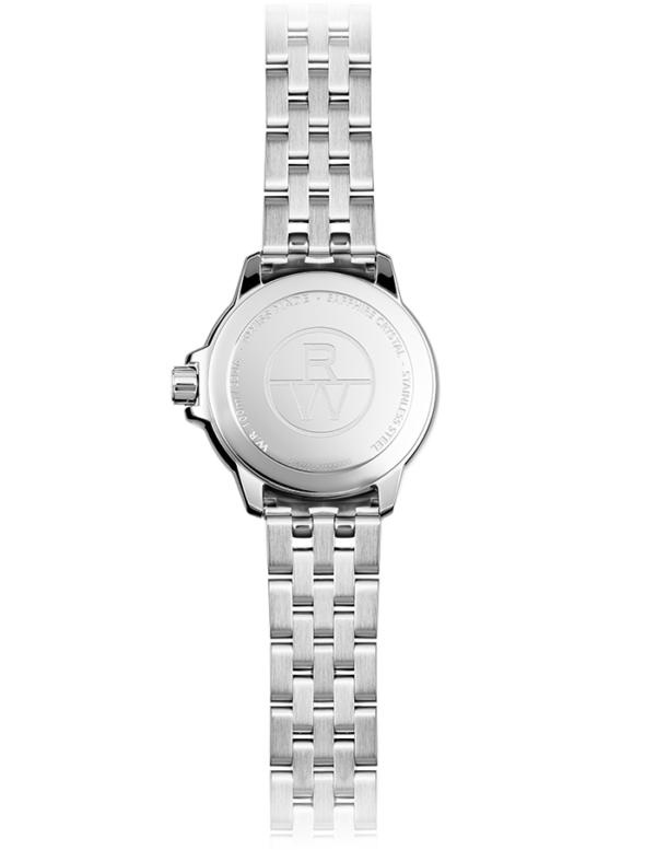 Raymond Weil Watch 5960-ST-30041 Tango Classic Ladies Quartz White Dial Steel Date Watch, 30mm Stainless Steel Bracelet, Sunrayed White Dial, Indexes, Date, Stainless Steel Case