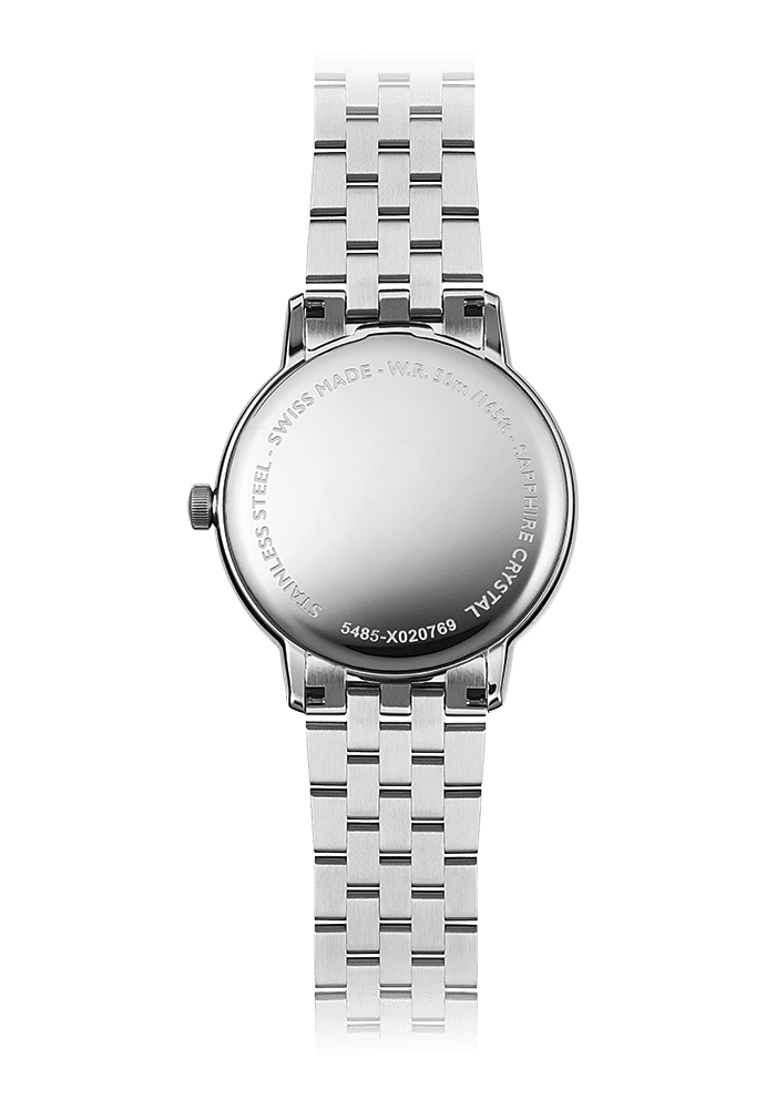 Raymond Weil 5485-ST-60001 Toccata Men's Classic Steel Grey Dial Quartz Watch, 39mm stainless steel, grey dial, silver indexes