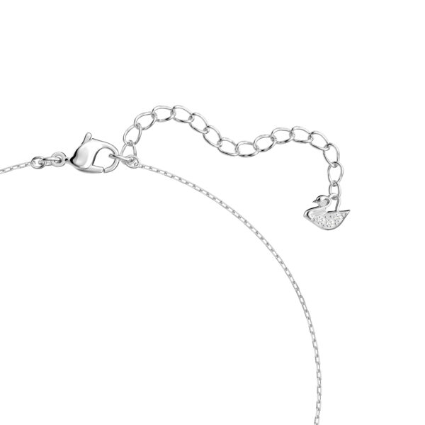 Swarovsk 5510696 Stilla Attract necklace, Square cut, White, Rhodium plated