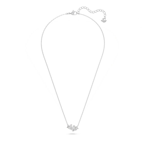 Swarovsk 5517117 Mesmera Necklace, Heart, White, Rhodium Plated