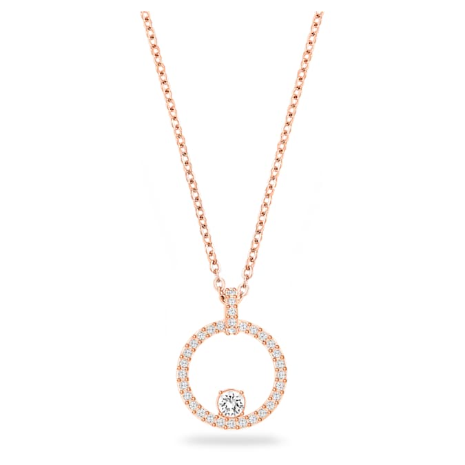 Swarovsk 5202446 Constella Pendant, White, Rose Gold-Tone Plated